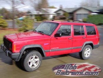 Jeep, washed and clean