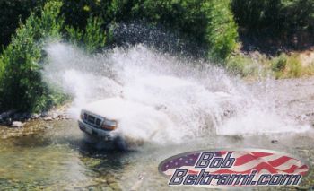 Through the water in the Ranger