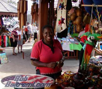 Street vendor in St Maarten