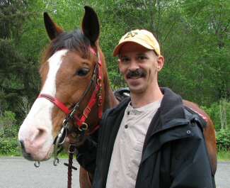 Malika and I after the ride