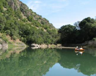 Kayaking at Lake Mendocino