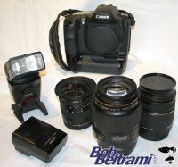 Canon EOS 10D Kit with lenses and flash