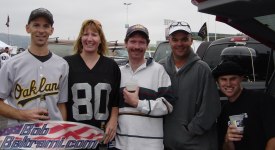 Me, Trish, Lee, Ted and Braden at the Raider game in '03
